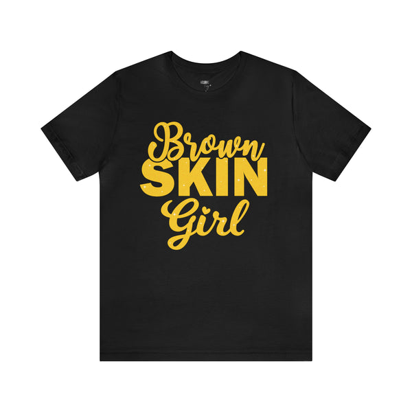 BROWN SKIN GIRL (BLACK) tee - Melanic Envy