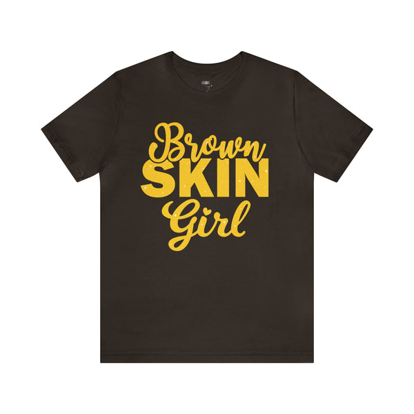 BROWN SKIN GIRL (BROWN) tee - Melanic Envy